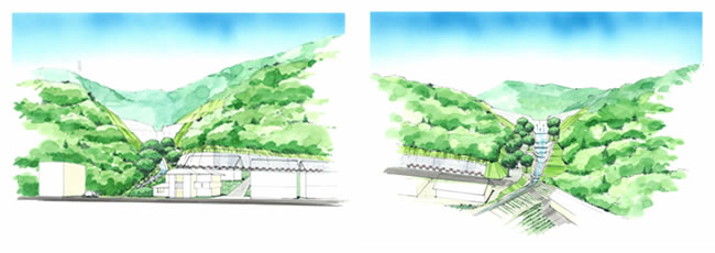 河川改修工事前・後